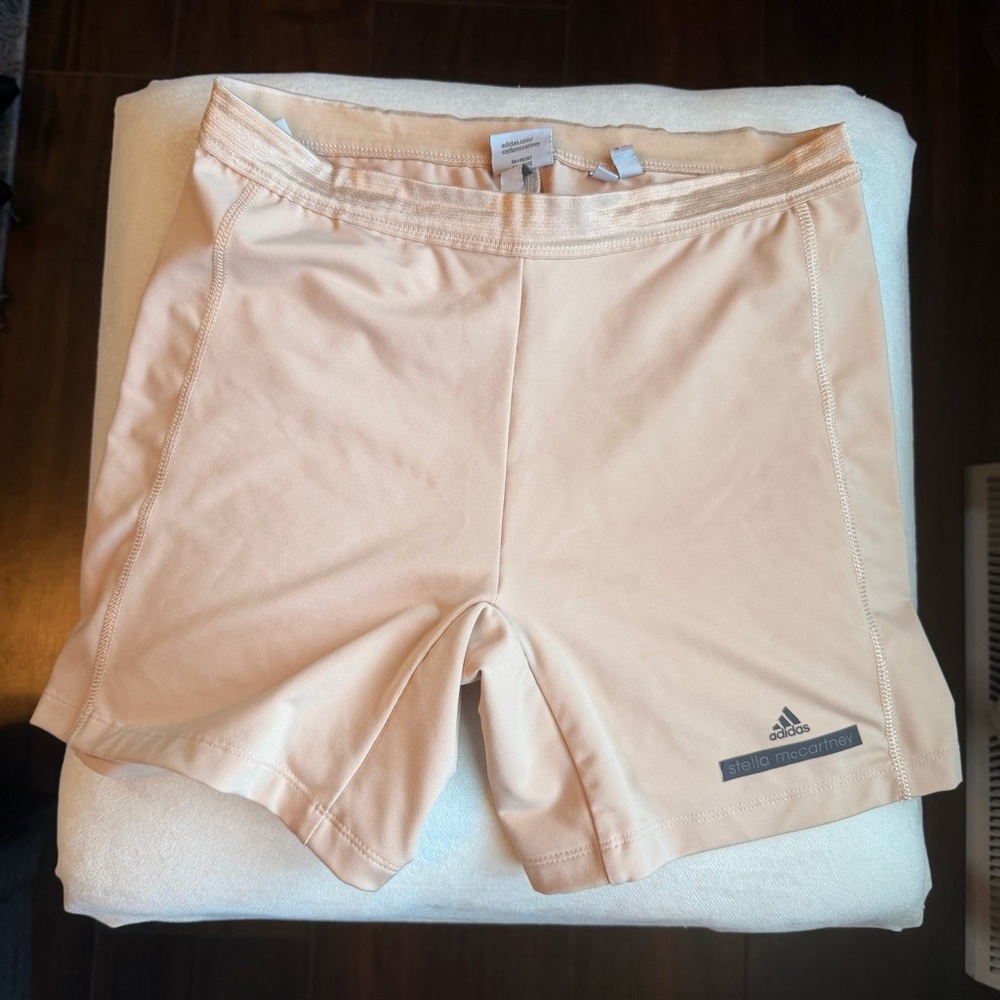 AdidasxStella McCartney Light Tan Athletic Shorts